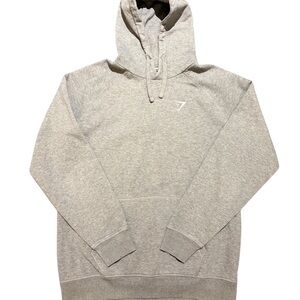 Gymshark Light Grey Men's Pullover Hoodie